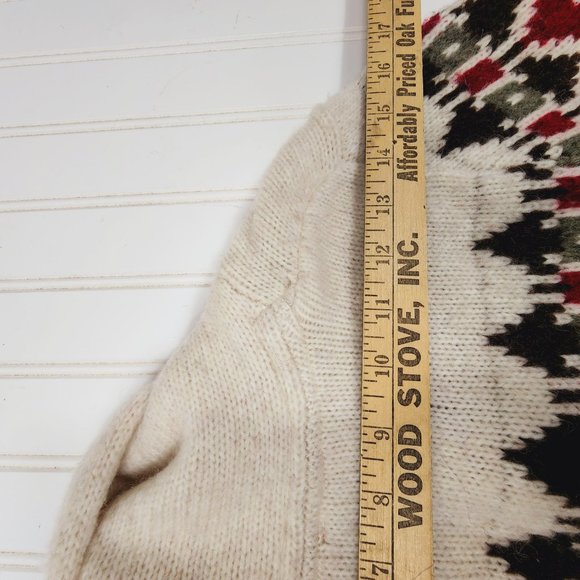 Stetson Knit Cardigan/Sweater Western Style Light Beige L - Picture 11 of 13